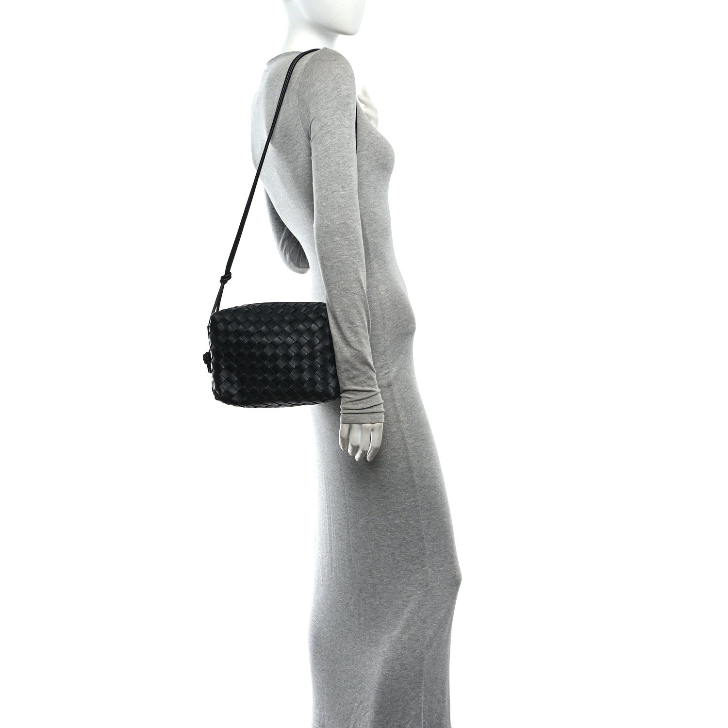 Bottega Veneta Nappa Intrecciato Small Loop Camera Bag Black 2 of 10