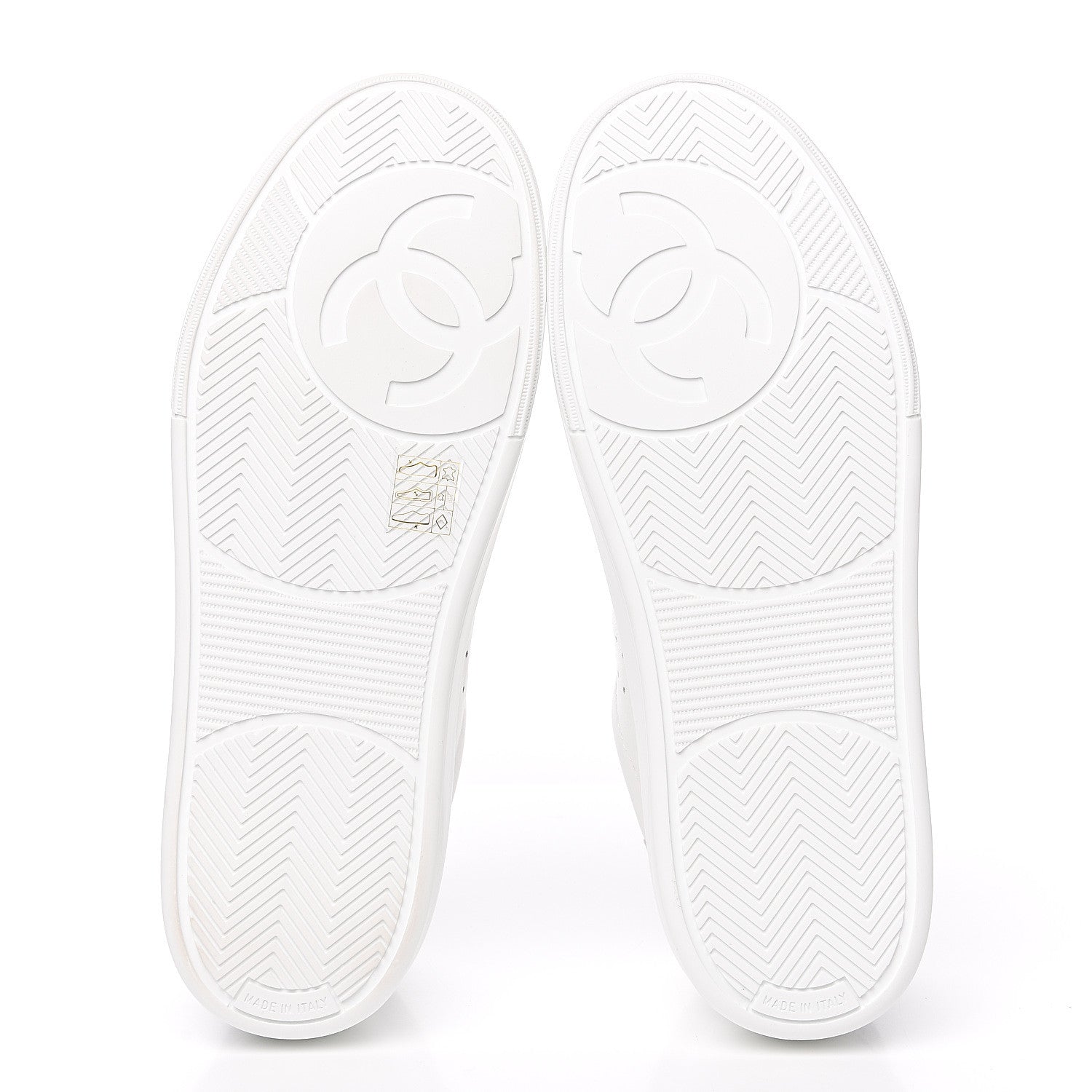 Chanel Calfskin Womens Logo Sneakers 40.5 White 6 of 10