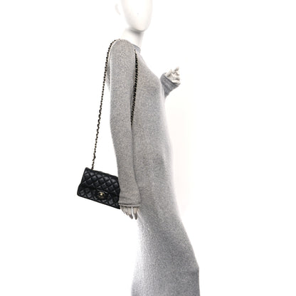 Chanel Lambskin Quilted Mini Rectangular Flap Black 2 of 11