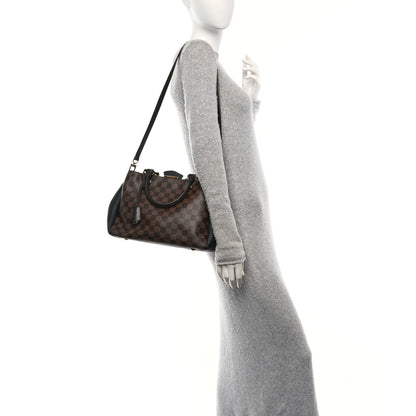 Louis Vuitton Damier Ebene Cuir Taurillon Brittany Black 2 of 9