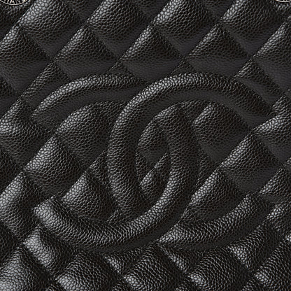Chanel Caviar Quilted Grand Shopping Tote GST Dark Brown 11 of 11