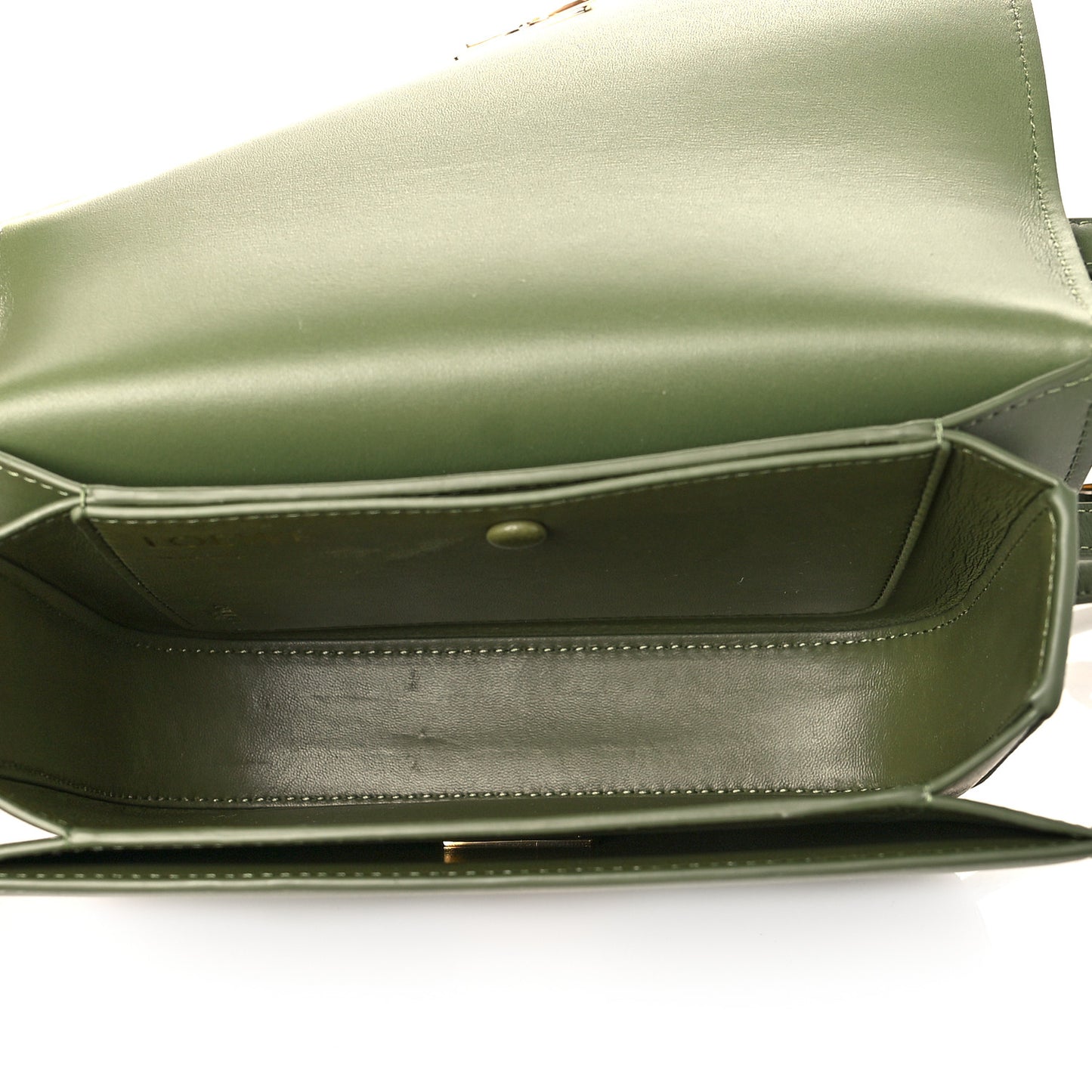Jacquard Anagram Calfskin Goya Bag Green Avocado