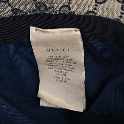 Gucci GG Monogram Web Bucket Hat L Beige Blue 8 of 8