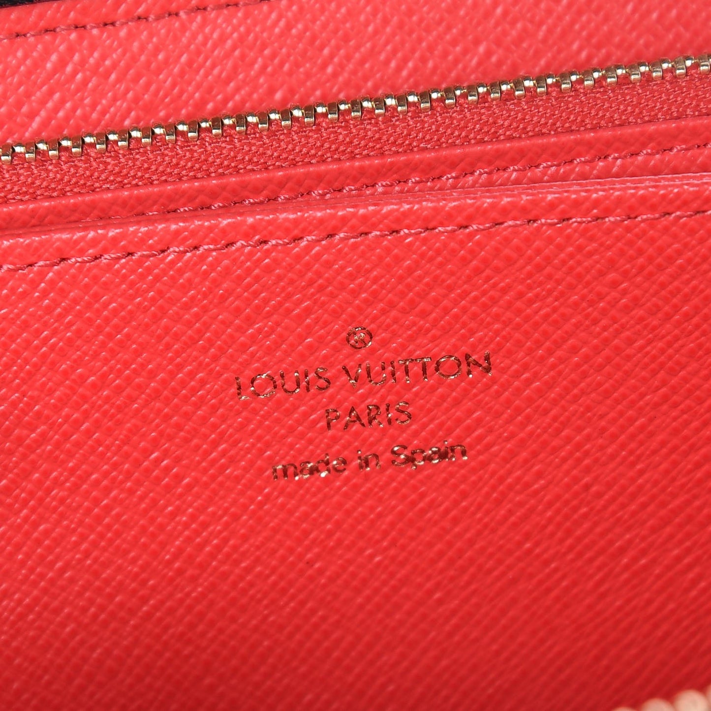 Damier Ebene 2016 Christmas Animation Zippy Wallet Rouge