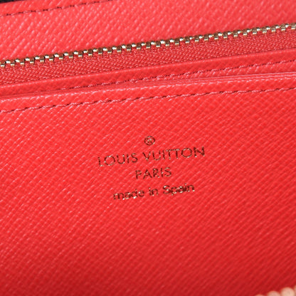 Louis Vuitton Damier Ebene 2016 Christmas Animation Zippy Wallet Rouge 6 of 7