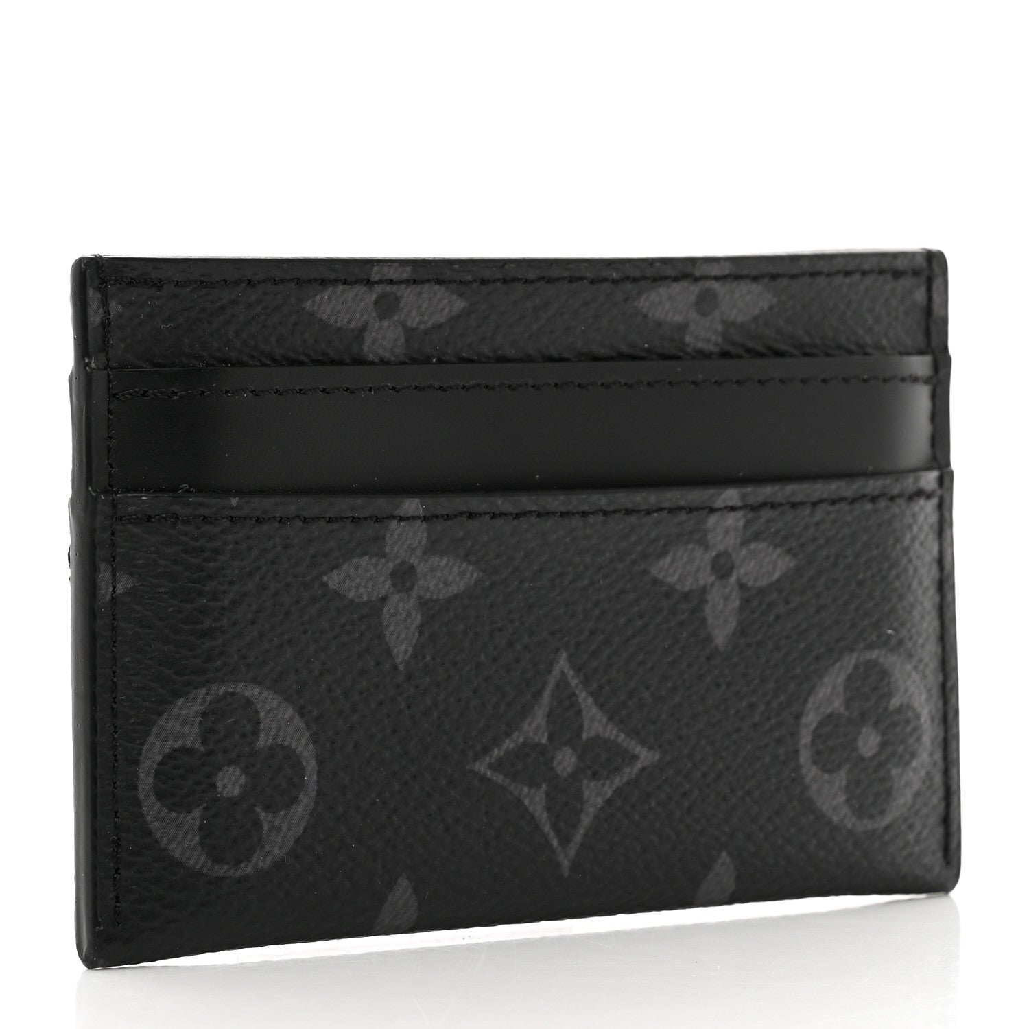 Louis Vuitton Monogram Eclipse Porte-Cartes Double Card Holder 3 of 8