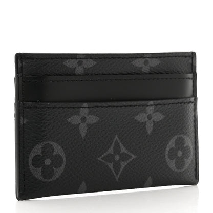 Louis Vuitton Monogram Eclipse Porte-Cartes Double Card Holder 3 of 8