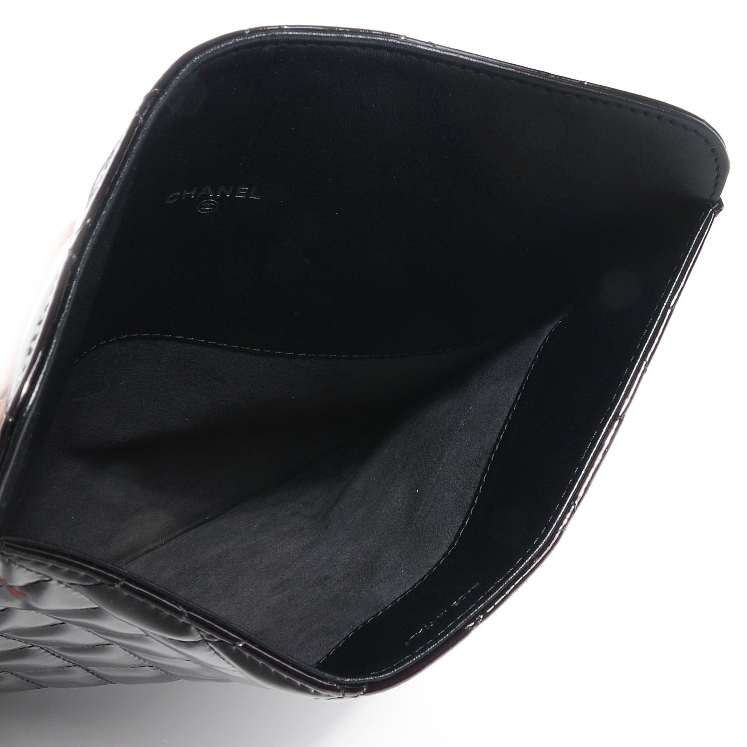 Chanel Patent Brilliant iPad Case Black 5 of 7