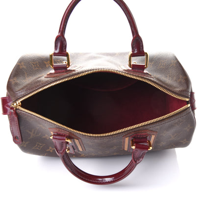 Louis Vuitton Monogram Mirage Speedy 30 Bordeaux 5 of 13