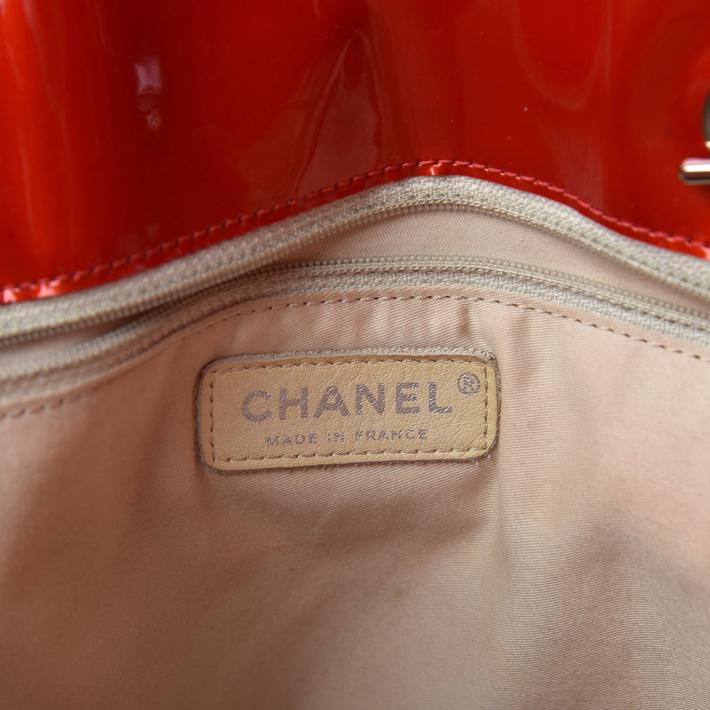 Patent Crystal Strass Bonbons Tote Red