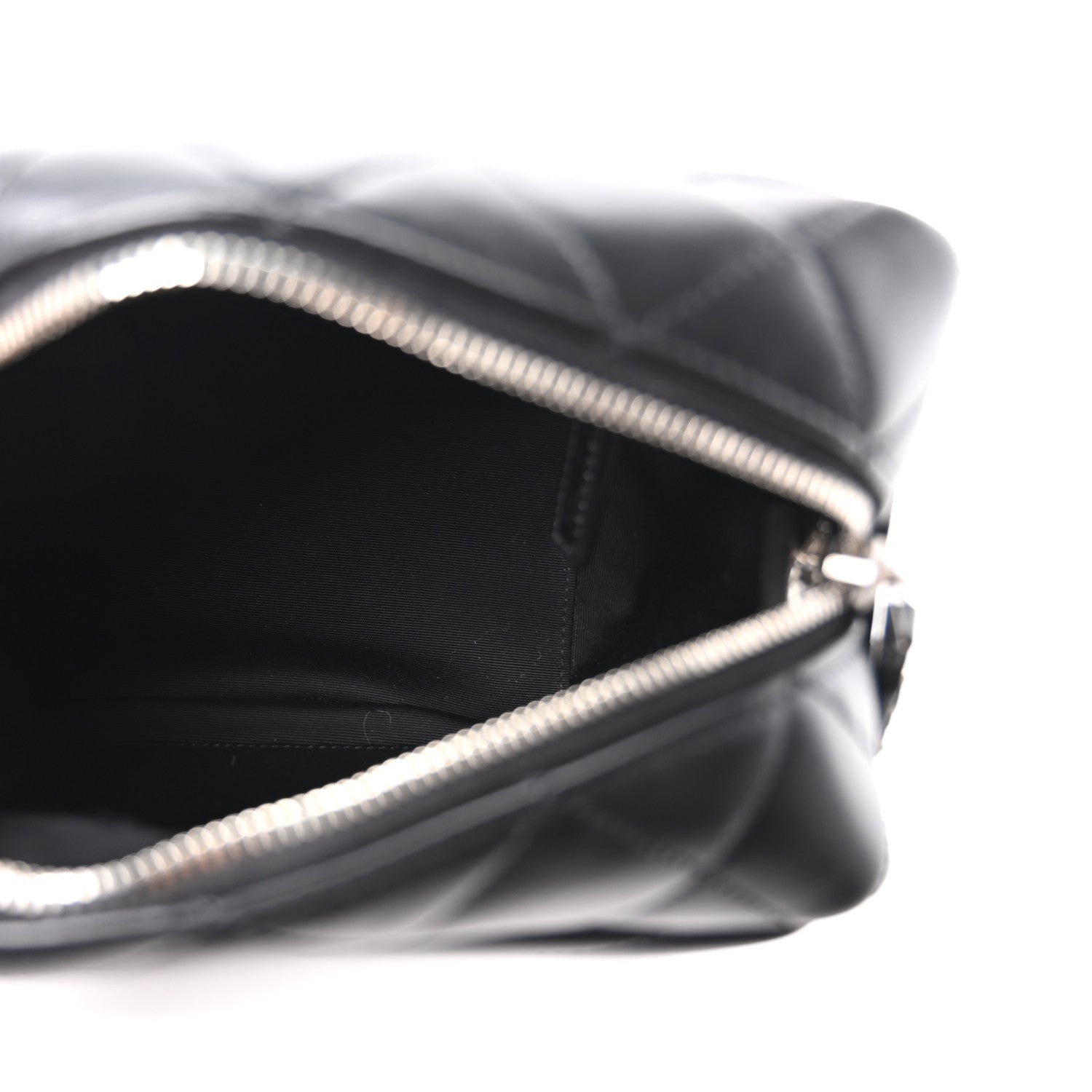 Saint Laurent Calfskin Y Quilted Monogram Small Loulou Bowling Bag Black 5 of 10