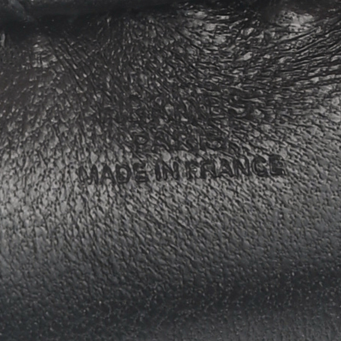 Hermes Milo Lambskin Grigri Rodeo Horse Bag Charm PM So Black 3 of 5