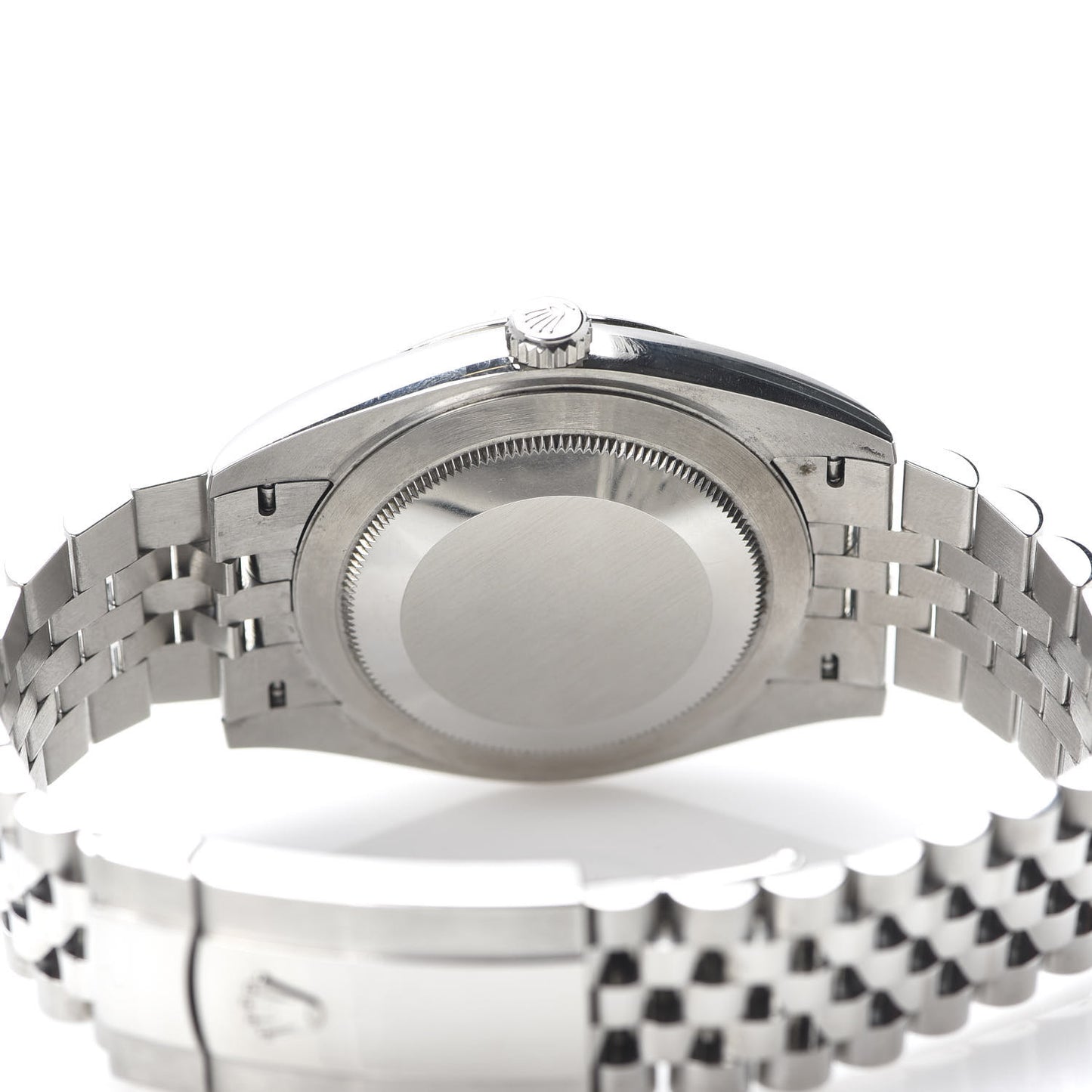 Stainless Steel 18K White Gold Diamond 41mm Oyster Perpetual Datejust Watch Dark Rhodium 126334