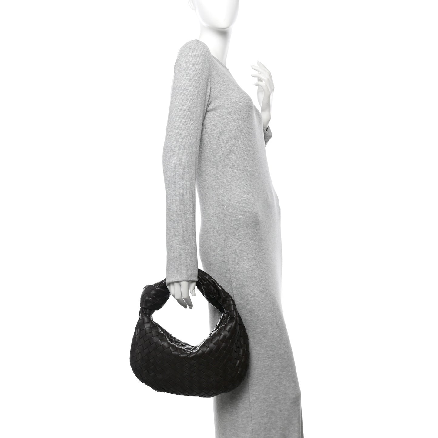 Nappa Intrecciato Teen Jodie Hobo Fondant