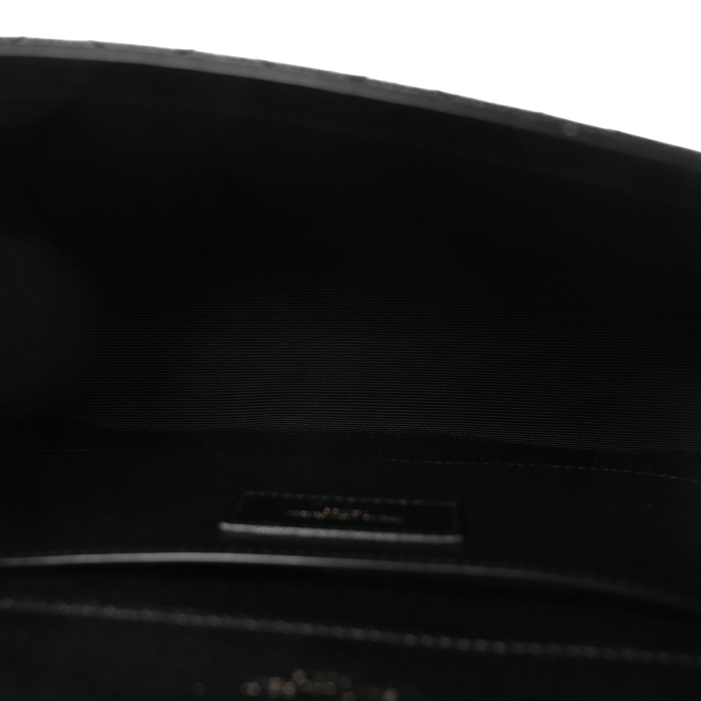 Grain De Poudre Textured Mixed Matelasse Triquilt Medium Monogram Monochrome Satchel Black