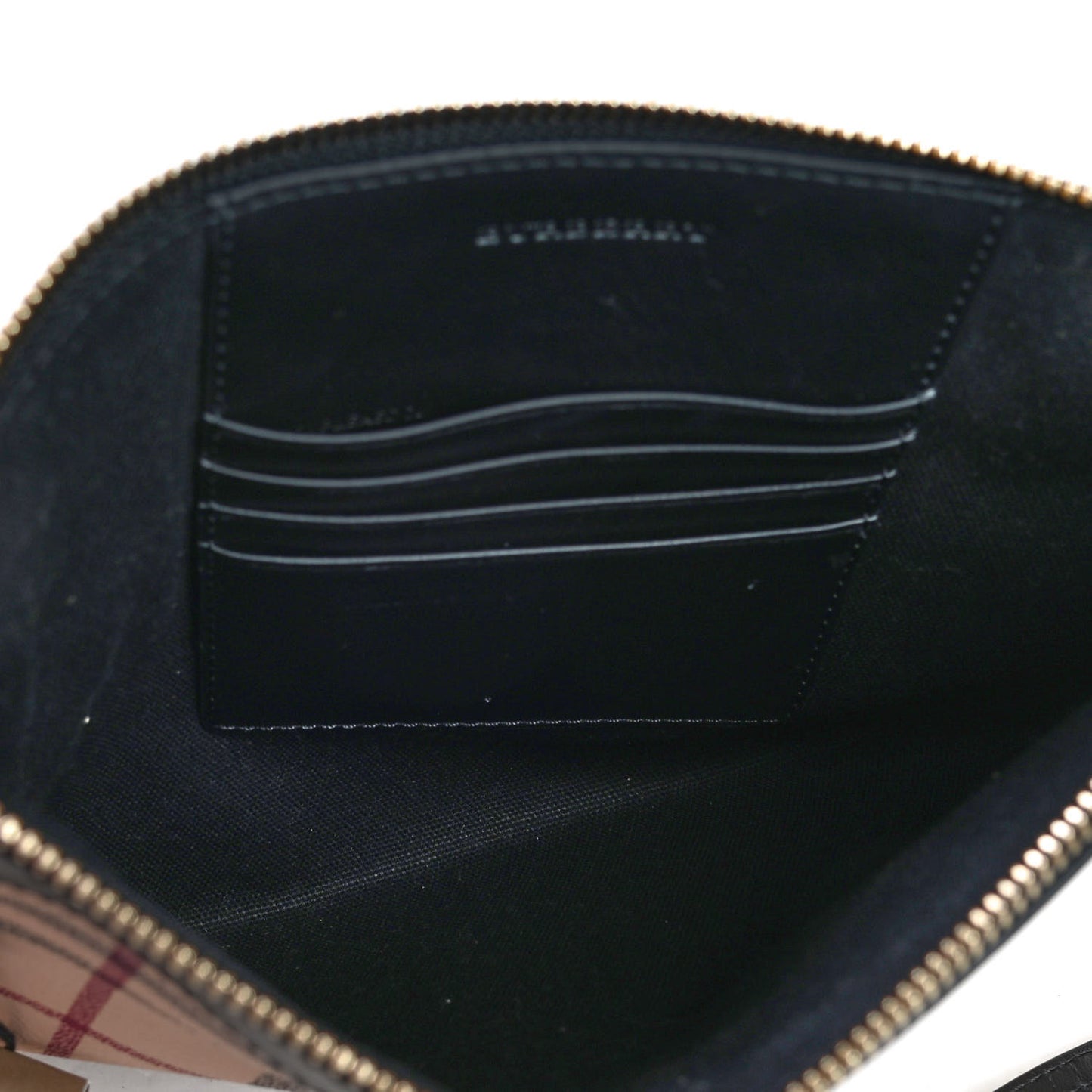 Haymarket Check Peyton Crossbody Clutch Bag Black