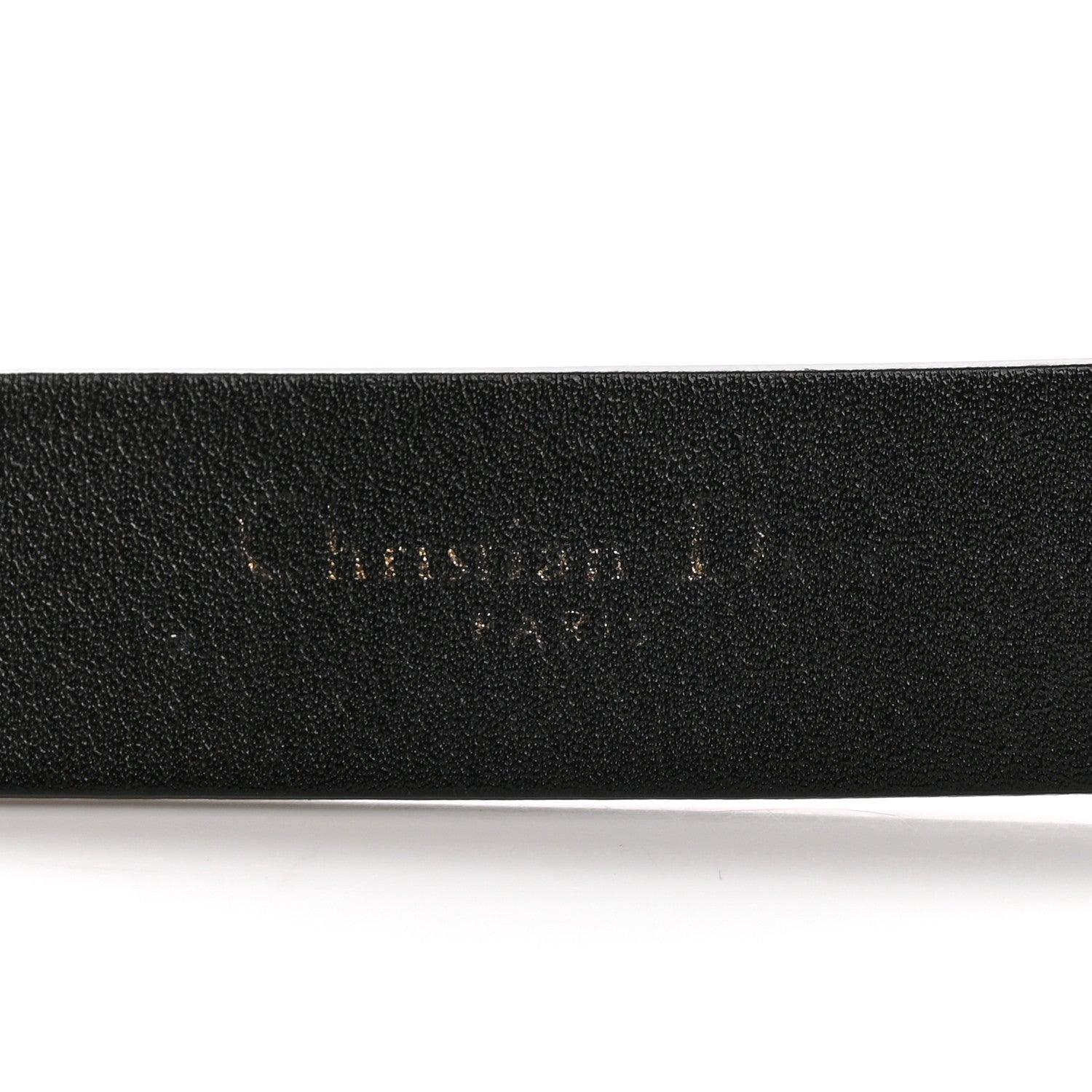 Christian Dior Calfskin Saddle Belt 85 34 Black 5 of 9
