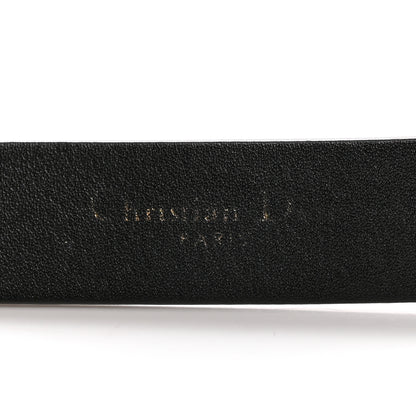 Christian Dior Calfskin Saddle Belt 85 34 Black 5 of 9