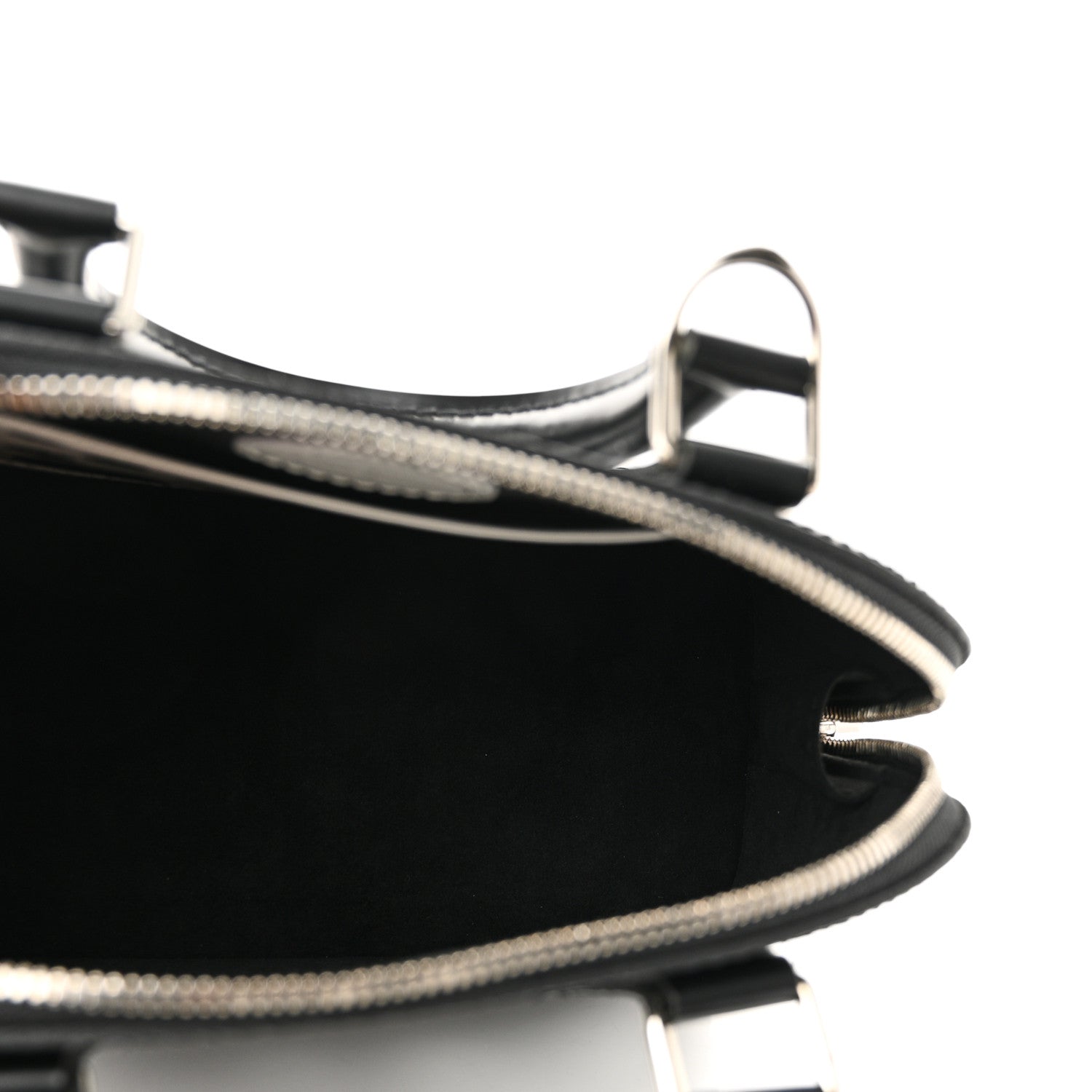 Louis Vuitton X YK Epi Alma BB Black White 5 of 9