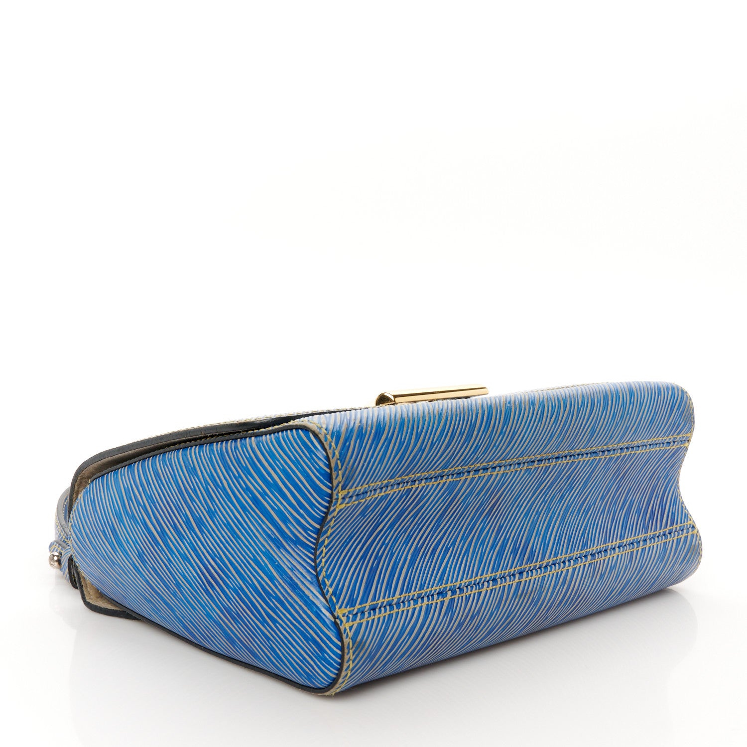 Louis Vuitton Epi Twist Shoulder Bag MM Denim Light 4 of 11