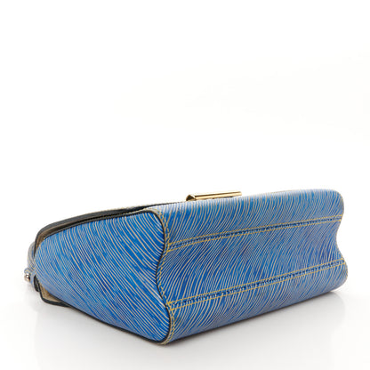 Louis Vuitton Epi Twist Shoulder Bag MM Denim Light 4 of 11