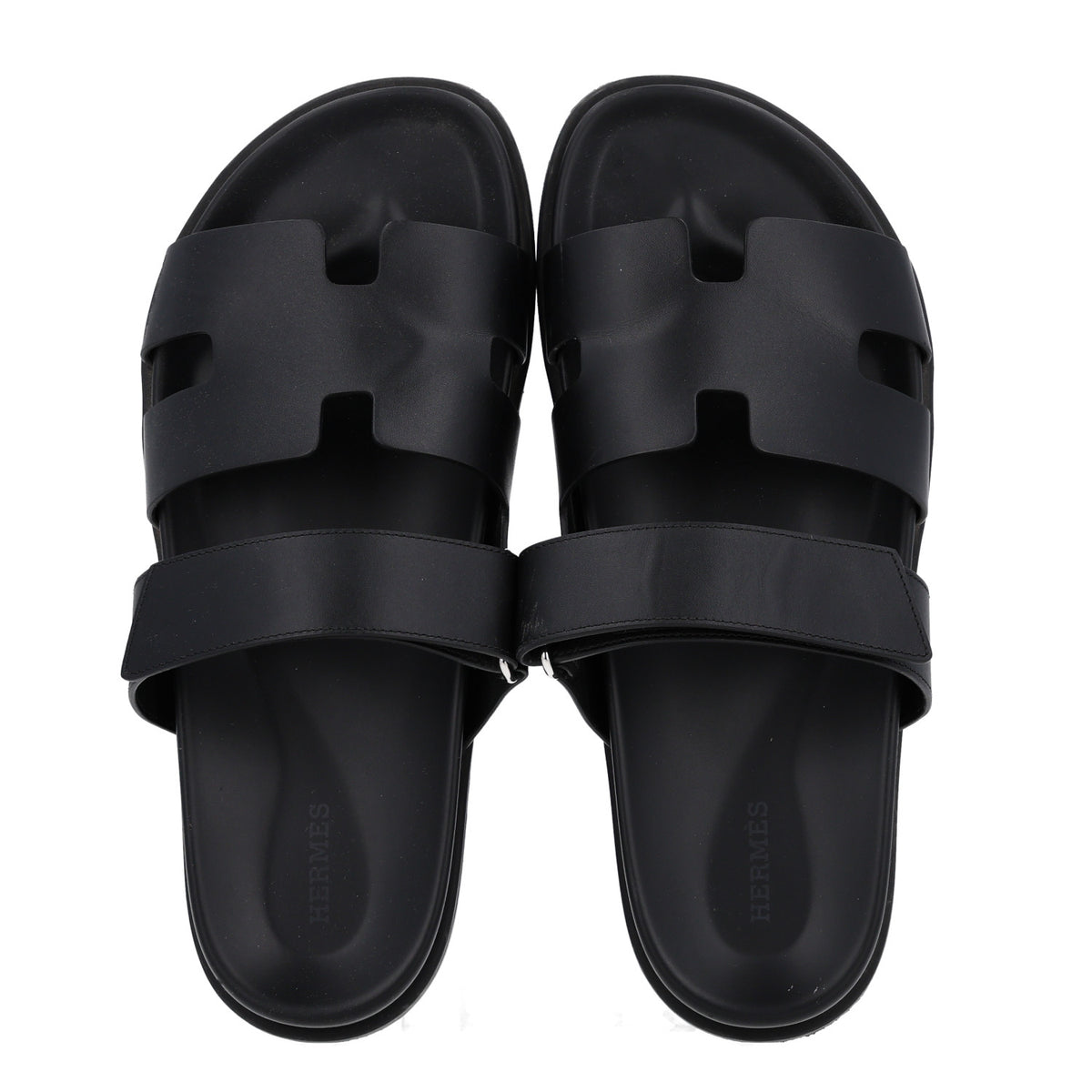 Calfskin Mens Chypre Sandals 42 Black