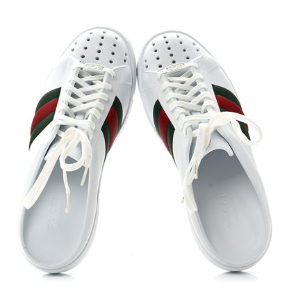 Gucci Rubber Ace Sabot Mules 41 Great White 2 of 10