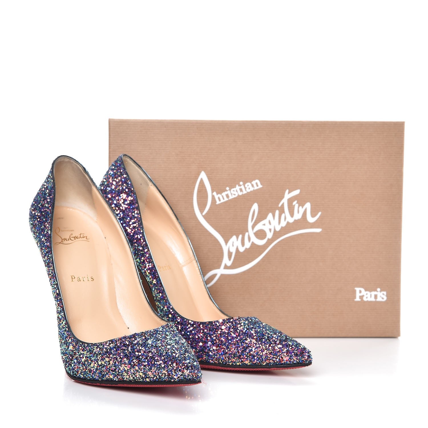 Christian Louboutin Glitter So Kate Dragonfly 120 Pumps 41 China Blue 8 of 8