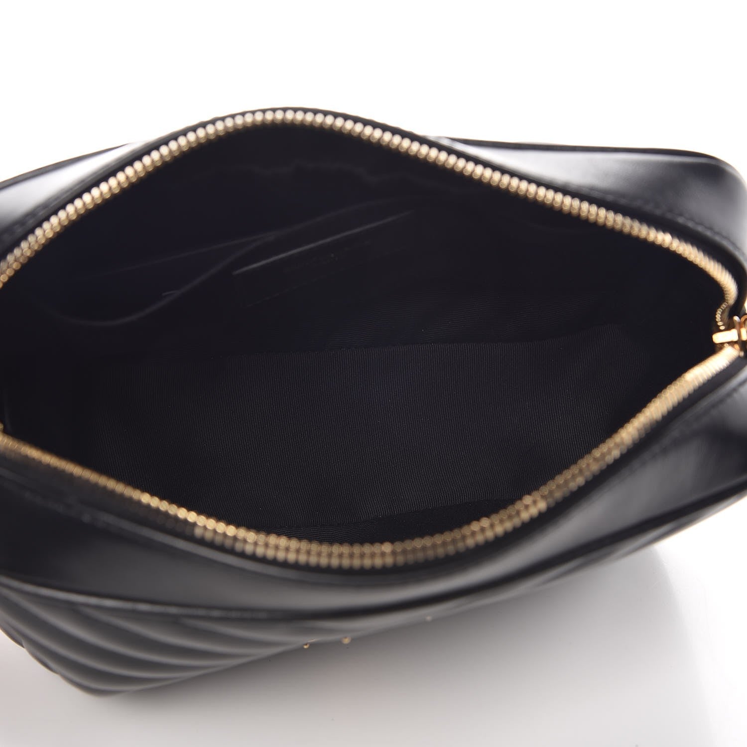 Saint Laurent Calfskin Matelasse Monogram Lou Camera Bag Black 5 of 7