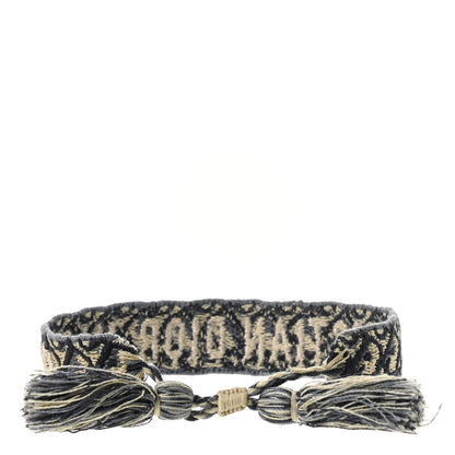 Christian Dior Woven Cotton J'Adior Friendship Bracelet Blue 3 of 3