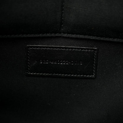 Saint Laurent Calfskin Matelasse Chevron Monogram Document Holder Black 7 of 8