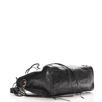 Balenciaga Agneau Classic Gold Hardware City Black 5 of 8