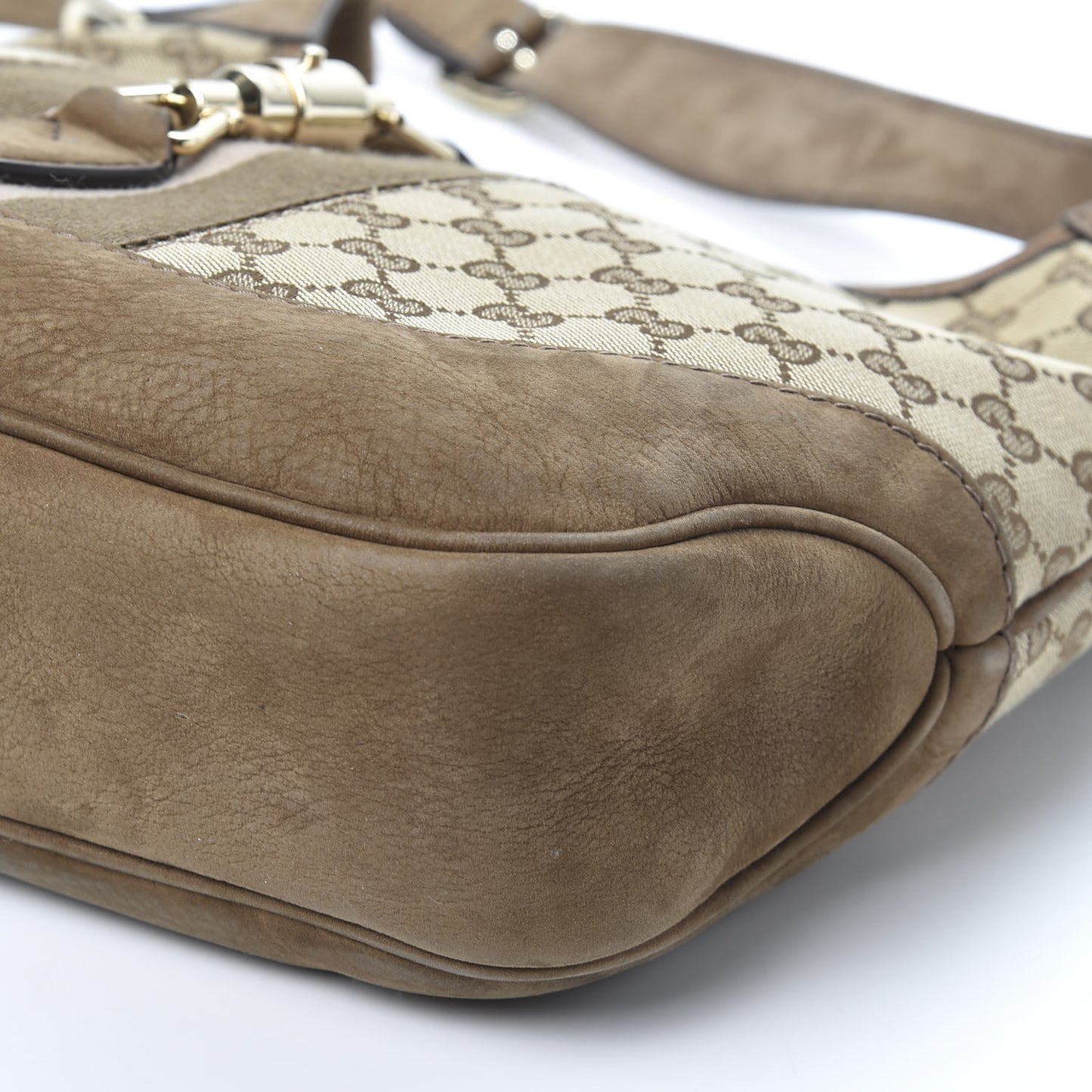 Monogram Web Medium Jackie O Hobo Brown