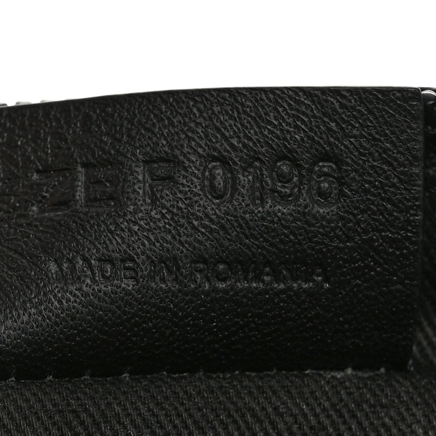 Canvas Large Logo Zipped Pouch Black