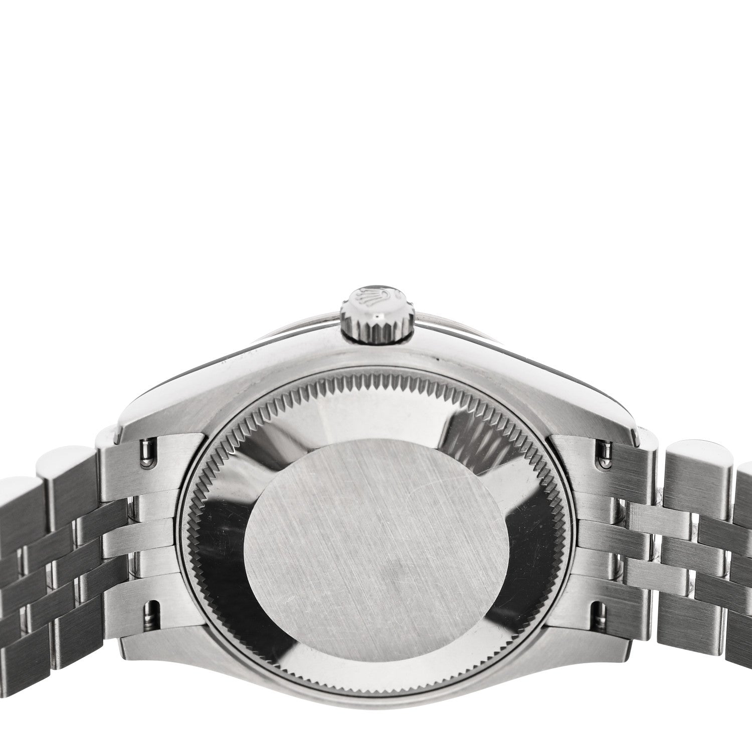 Rolex Stainless Steel 18K White Gold Diamond 31mm Oyster Perpetual Datejust Watch Azzurro Blue Floral 278274 4 of 5