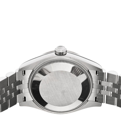 Rolex Stainless Steel 18K White Gold Diamond 31mm Oyster Perpetual Datejust Watch Azzurro Blue Floral 278274 4 of 5