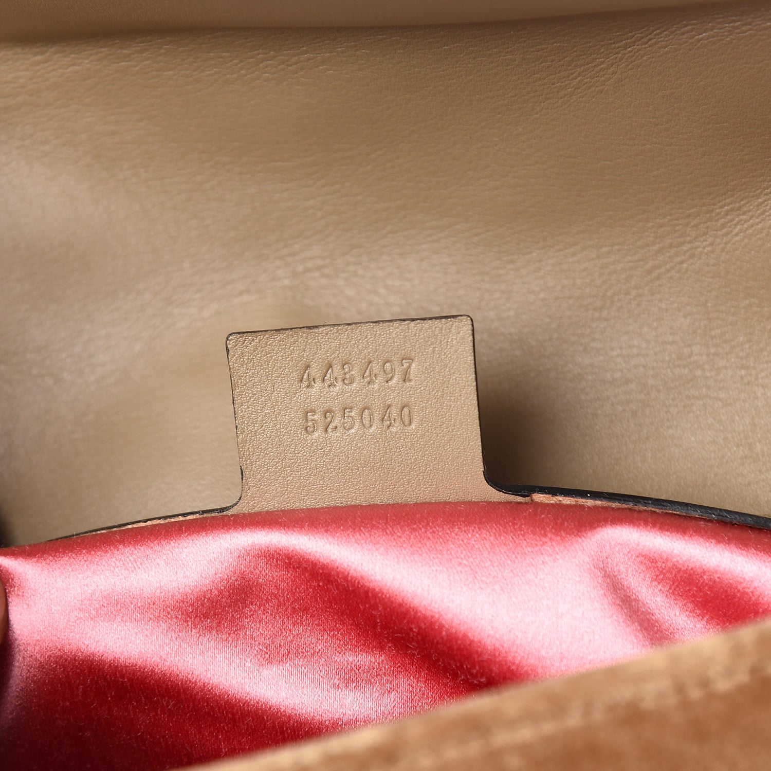 Gucci Velvet Matelasse Small GG Marmont Shoulder Bag Taupe 7 of 10