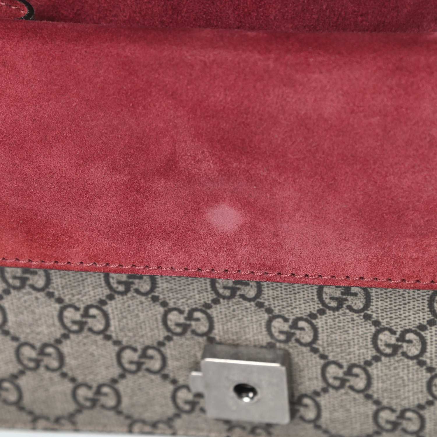 Gucci GG Supreme Monogram Blooms Mini Dionysus Shoulder Bag Beige Multicolor Dry Rose 14 of 15