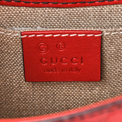 Gucci Soft Microguccissima Mini Emily Chain Shoulder Bag Rosso 6 of 9