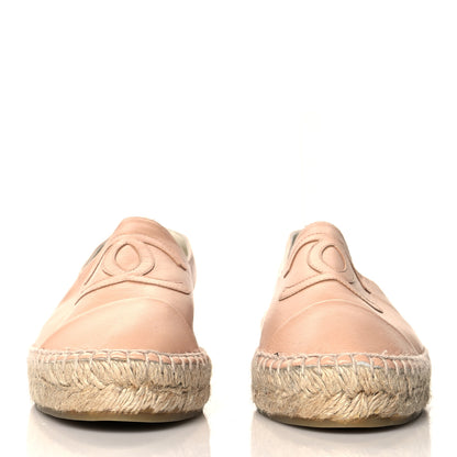Chanel Lambskin CC Espadrilles 37 Nude 2 of 9