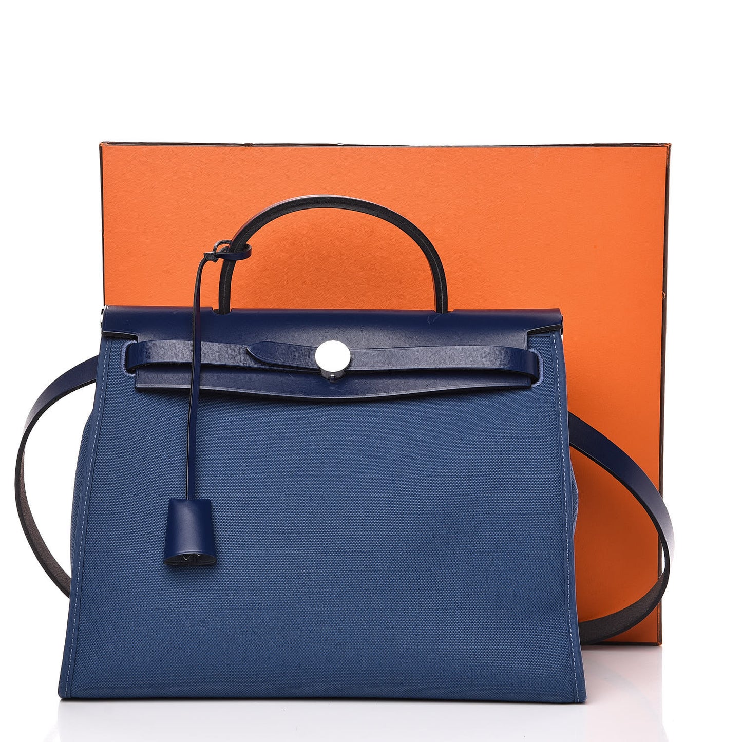 Vache Hunter Toile Herbag Zip 31 PM Bleu Brighton Bleu Saphir
