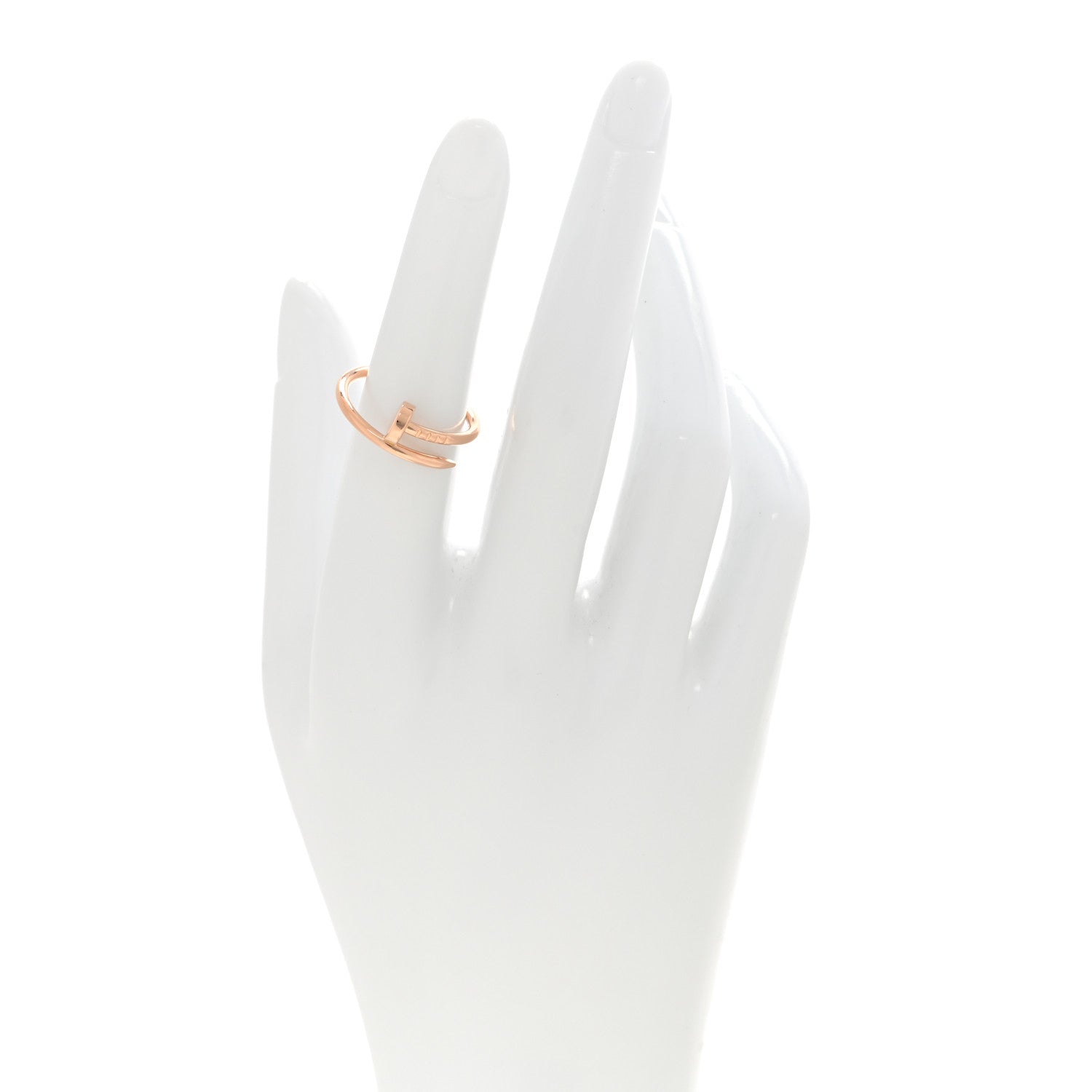Cartier 18K Pink Gold Small Juste Un Clou Ring 52 6 2 of 5