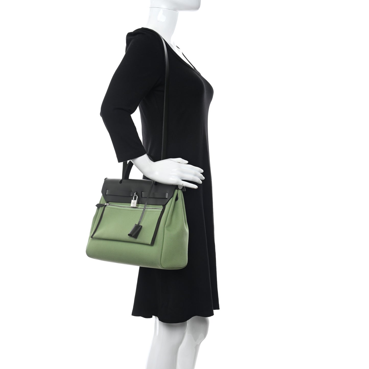 Military Toile Vache Hunter Herbag Zip Retourne 31 PM Vert Criquet Black