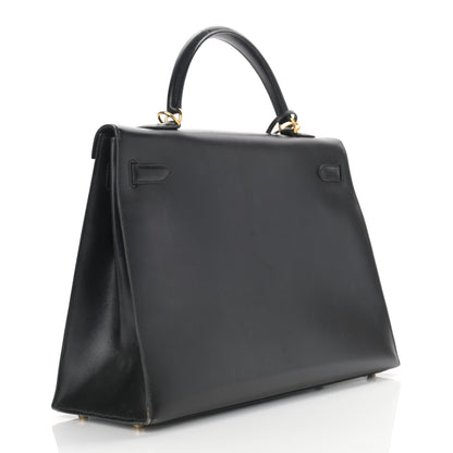 Hermes Box Kelly Sellier 35 Black 2 of 19