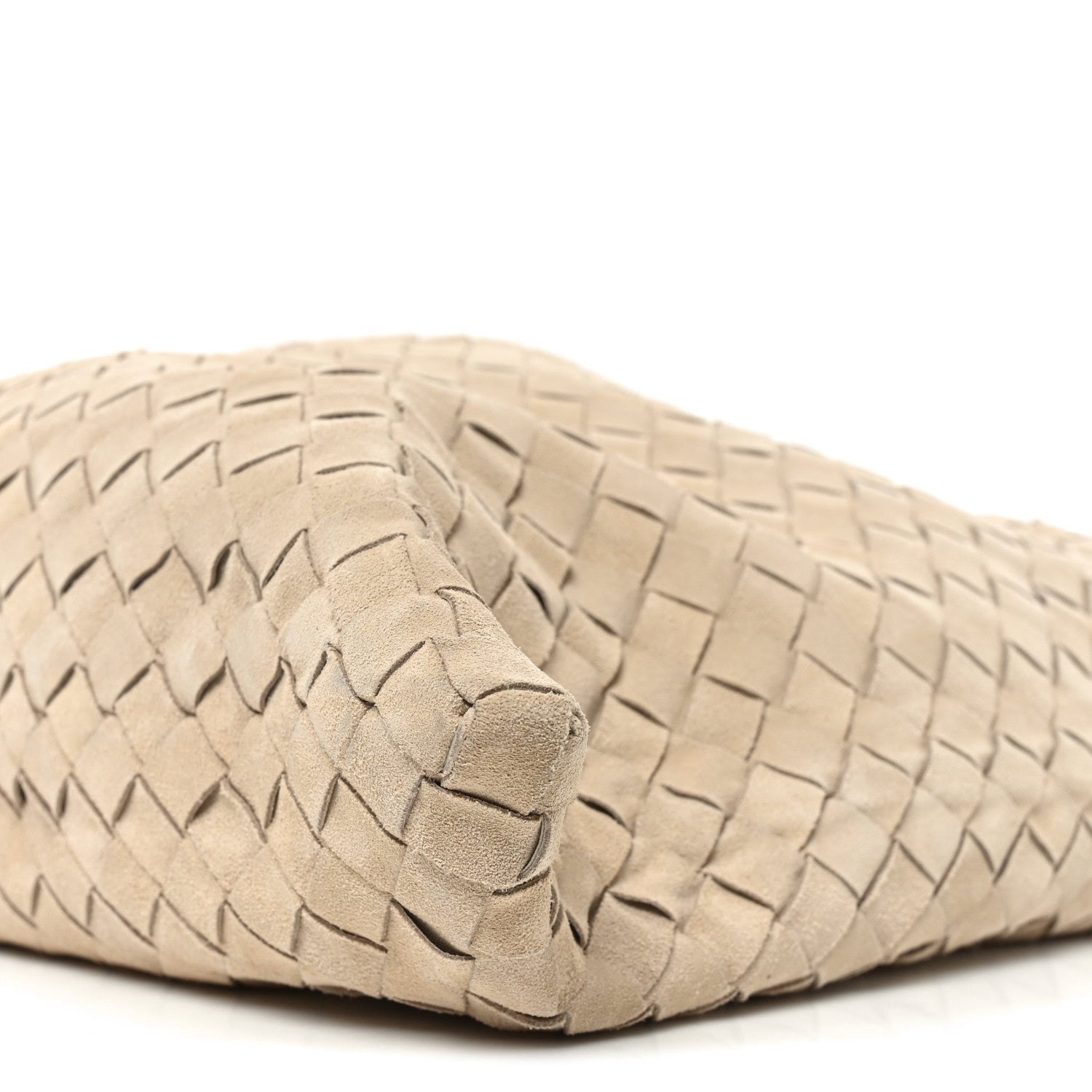 Bottega Veneta Suede Intrecciato Large Hop Ecru 11 of 11
