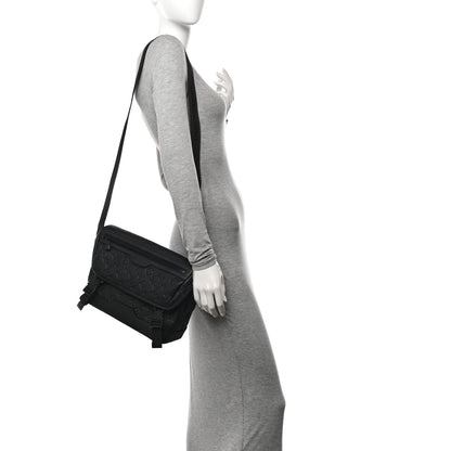 Louis Vuitton Calfskin Monogram Shadow Messenger Voyager PM  Black 2 of 10