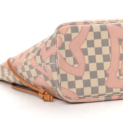 Louis Vuitton Damier Azur Tahitienne Neverfull MM 12 of 13