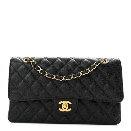 Chanel Caviar Quilted Medium Double Flap Black 1 of 20