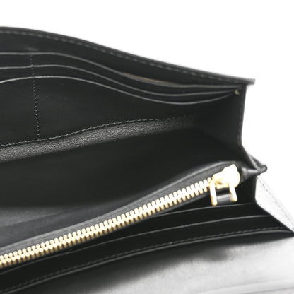 Burberry Grainy Calfskin Buckle Detail Flap Wallet Black 5 of 11
