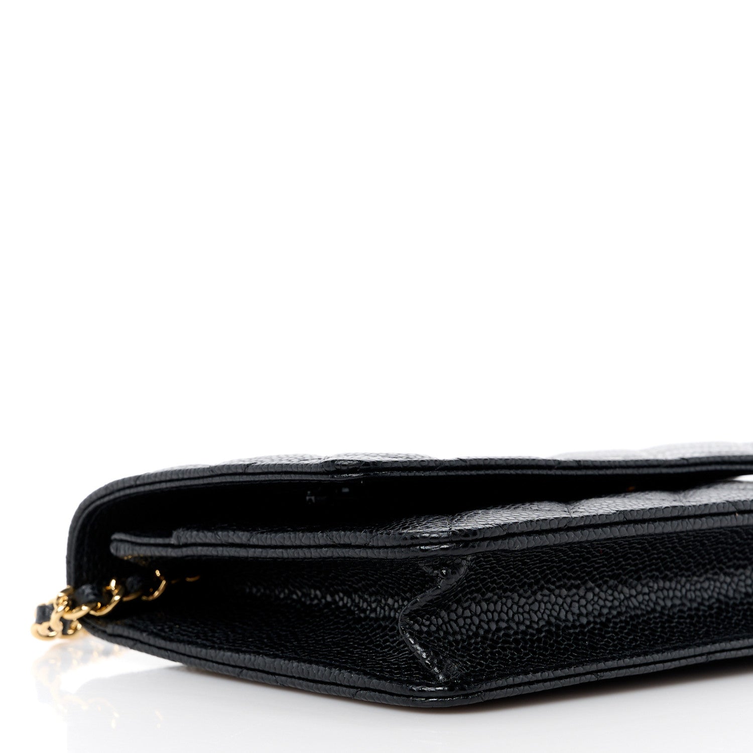 Chanel Caviar Quilted Wallet on Chain WOC Black 10 of 14